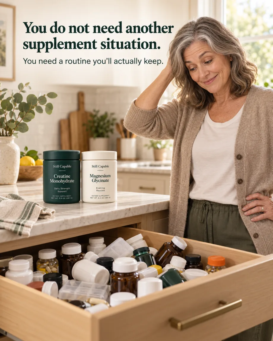 You do not need another supplement situation. You need a routine you will actually keep